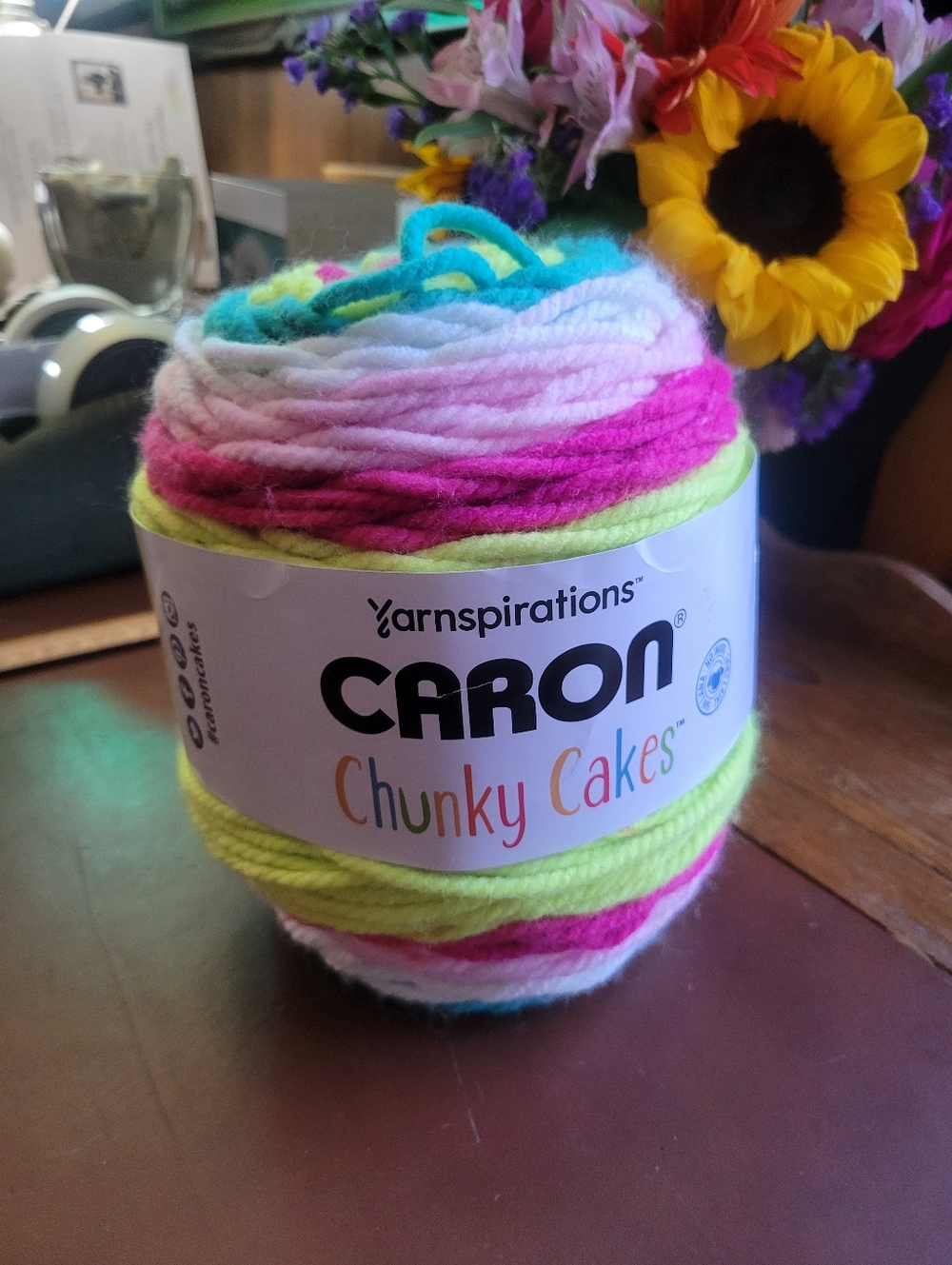 Caron® Chunky Cakes™ Yarn Sweet & Sour 100% Acrylic